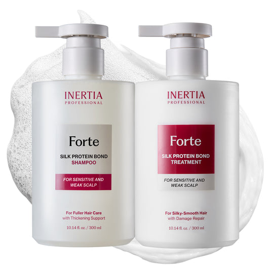 INERTIA Professional Forte Silk Protein Peptide Hair Care Duo