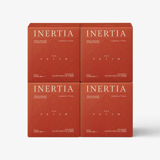 [4PACK SET] Inertia Organic Panty Liners (Labocell™) - Daily Use