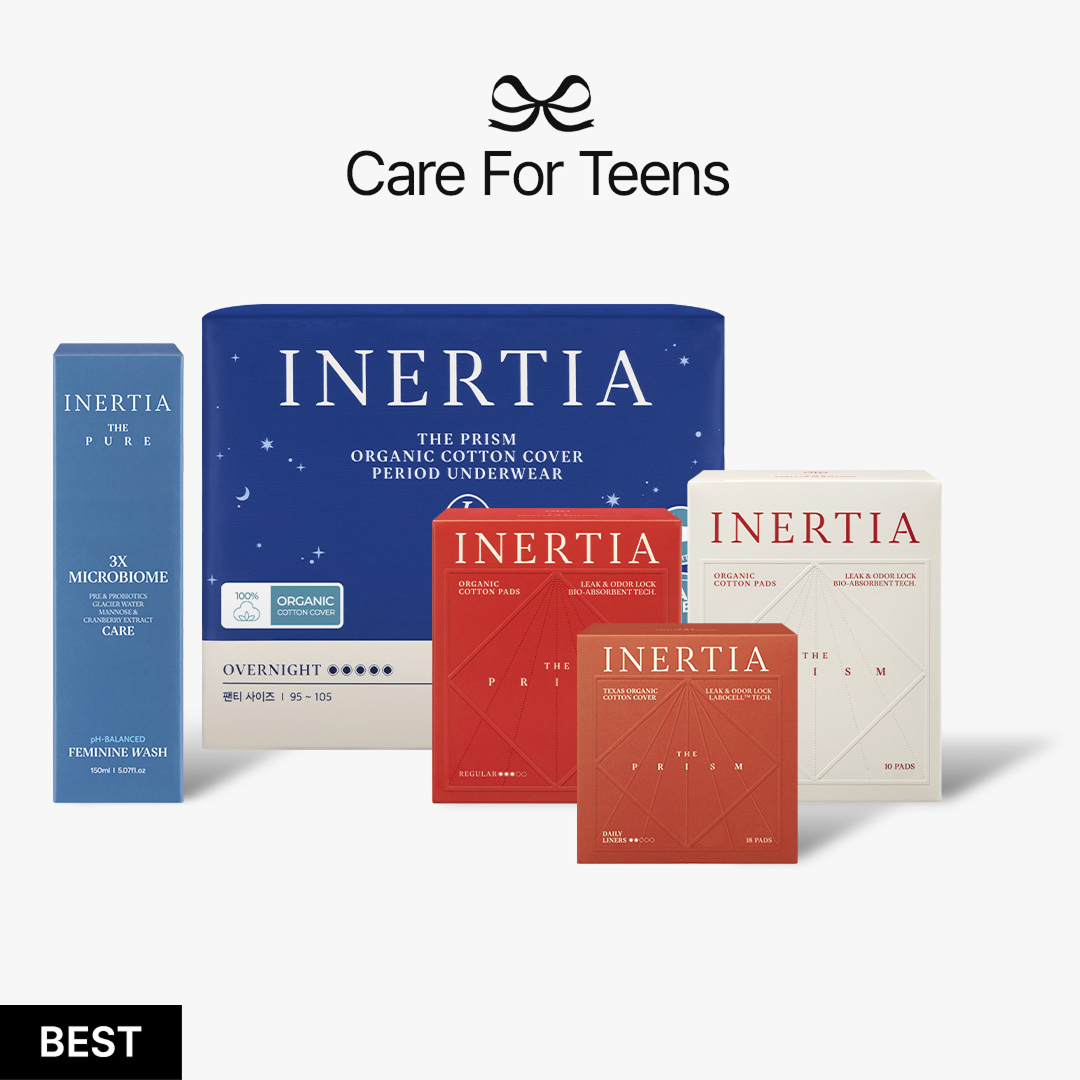 [SET] Care For Teens (The Prism Regular, The Prism Heavy, Overnight, Feminine wash, Panty liners)