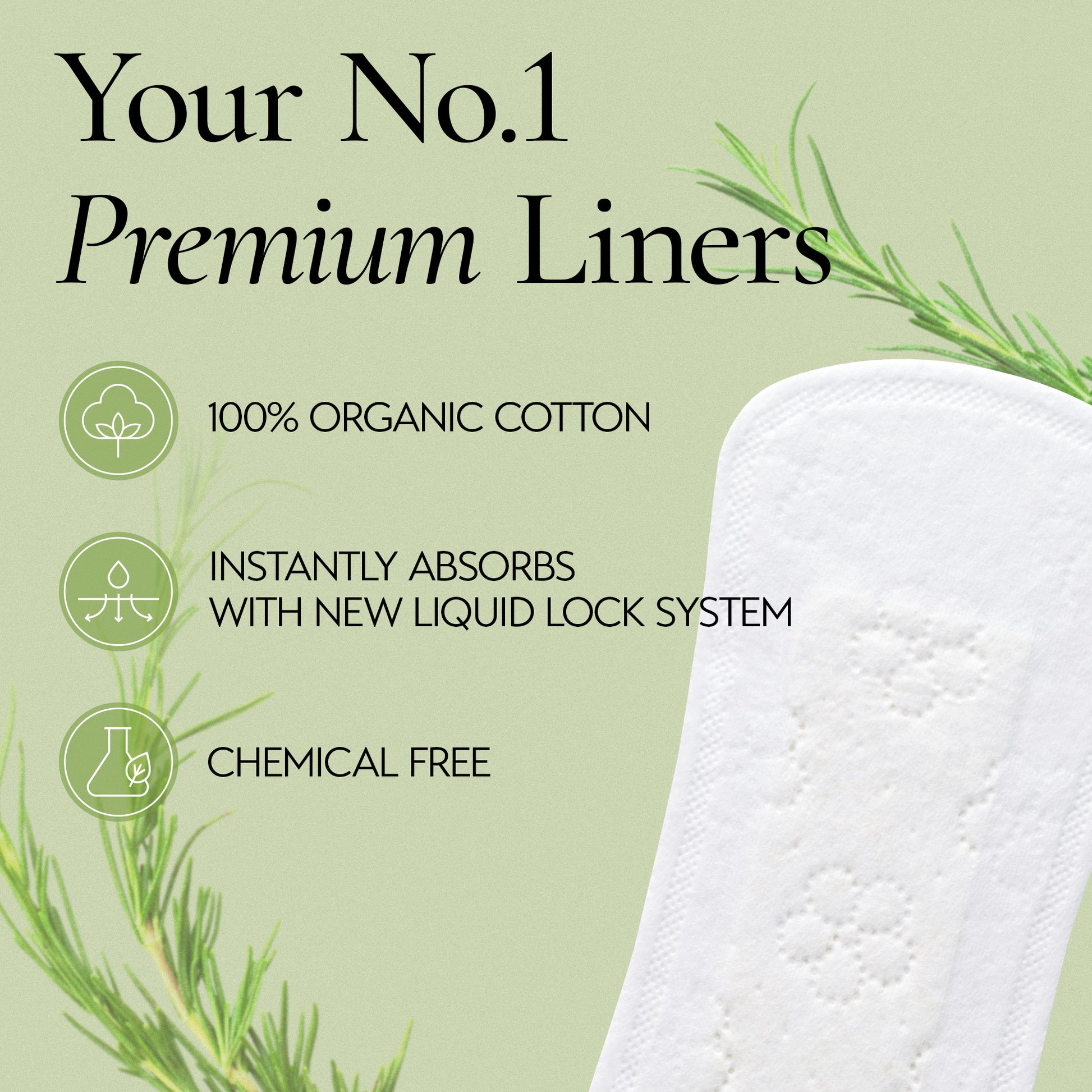 [8PACK SET] Inertia Organic Panty Liners (Labocell™) - Daily Use