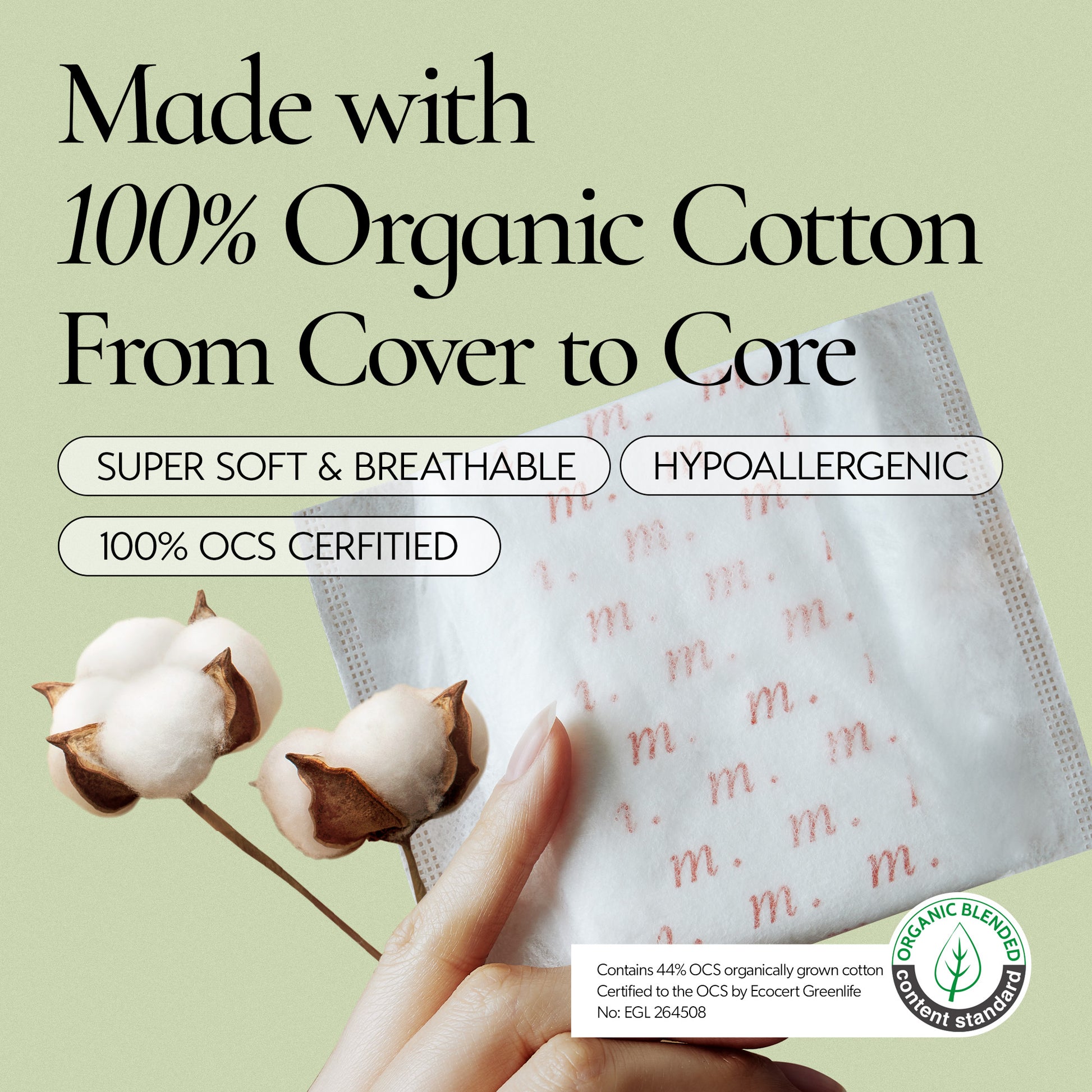 INERTIA Organic Labocell™ Premium Period Pads - PRISM